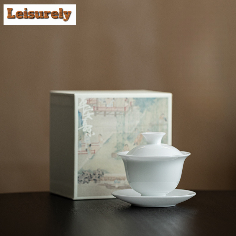 140ml Iced Jade Porcelain Gaiw - Matcha Bowl Chawan recension och pris