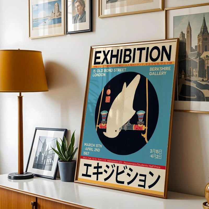Japanese Exhibition Wall Poste - Japanese Tokyo Lifestyle recension och pris