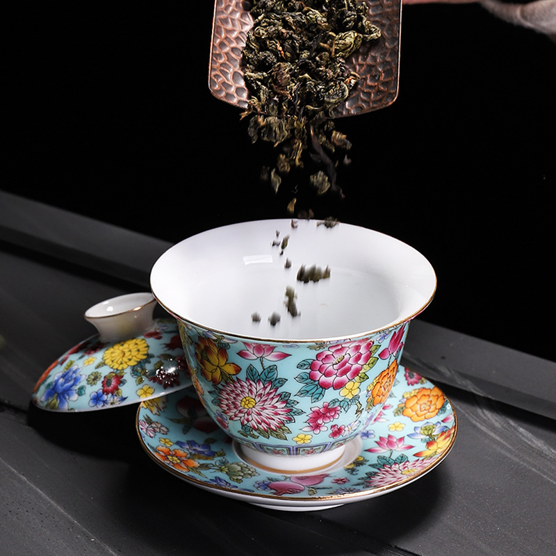 HMLOVE White Porcelain Sancai  - Matcha Bowl Chawan recension och pris