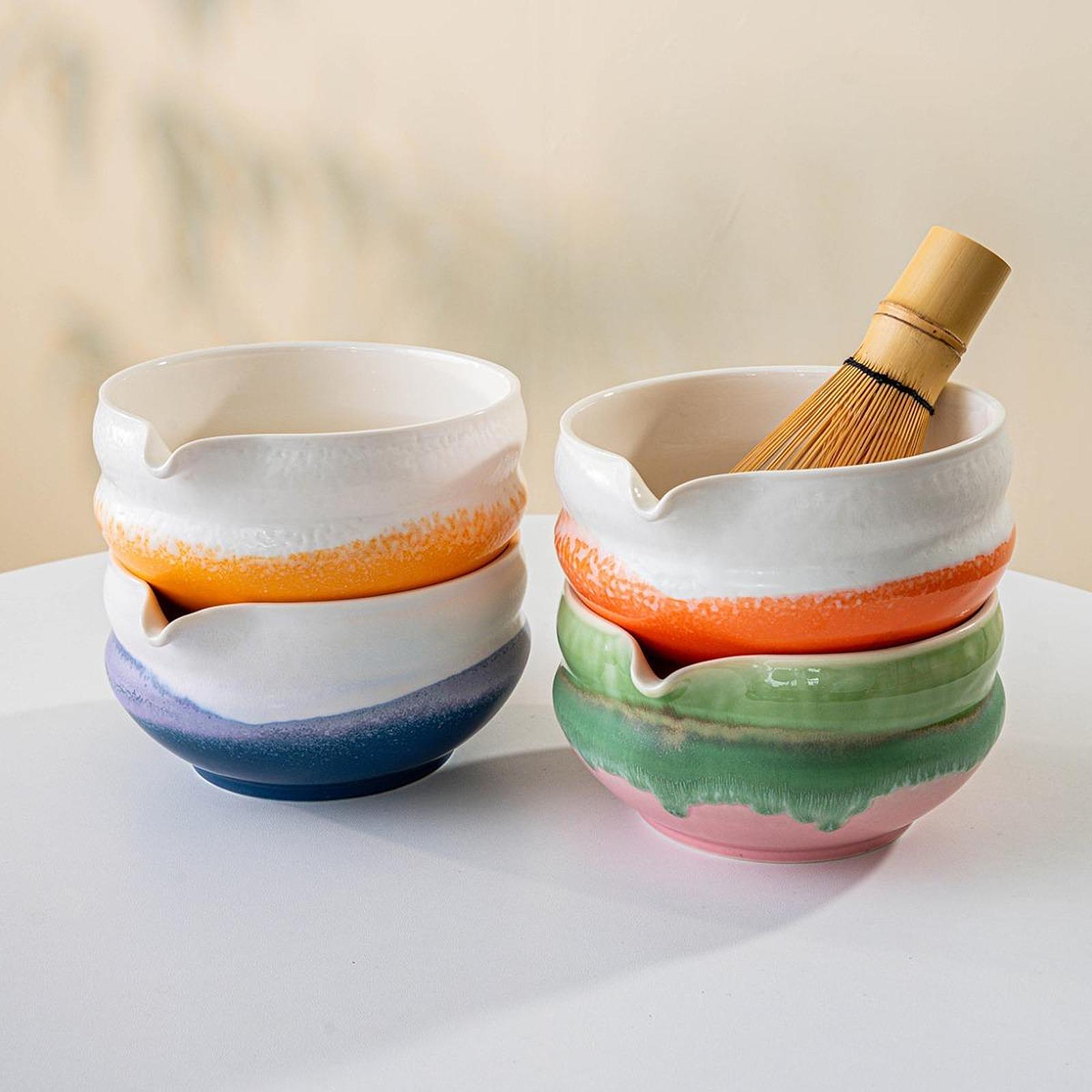 Ceramic Matcha Bowl with Spout - Matcha Bowl Chawan recension och pris