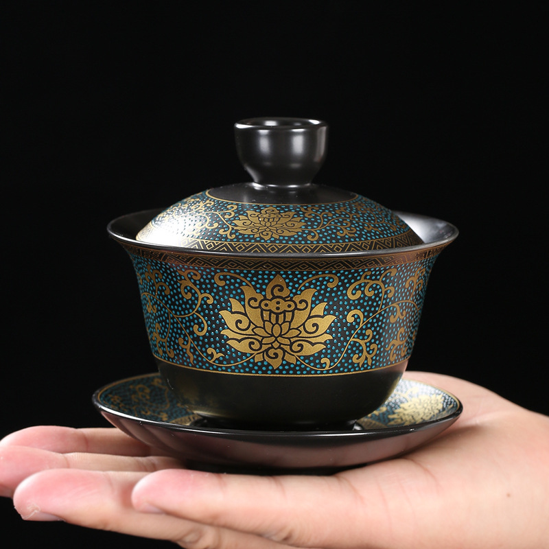 Chinese Teaset Classical Gaiwa - Matcha Bowl Chawan recension och pris