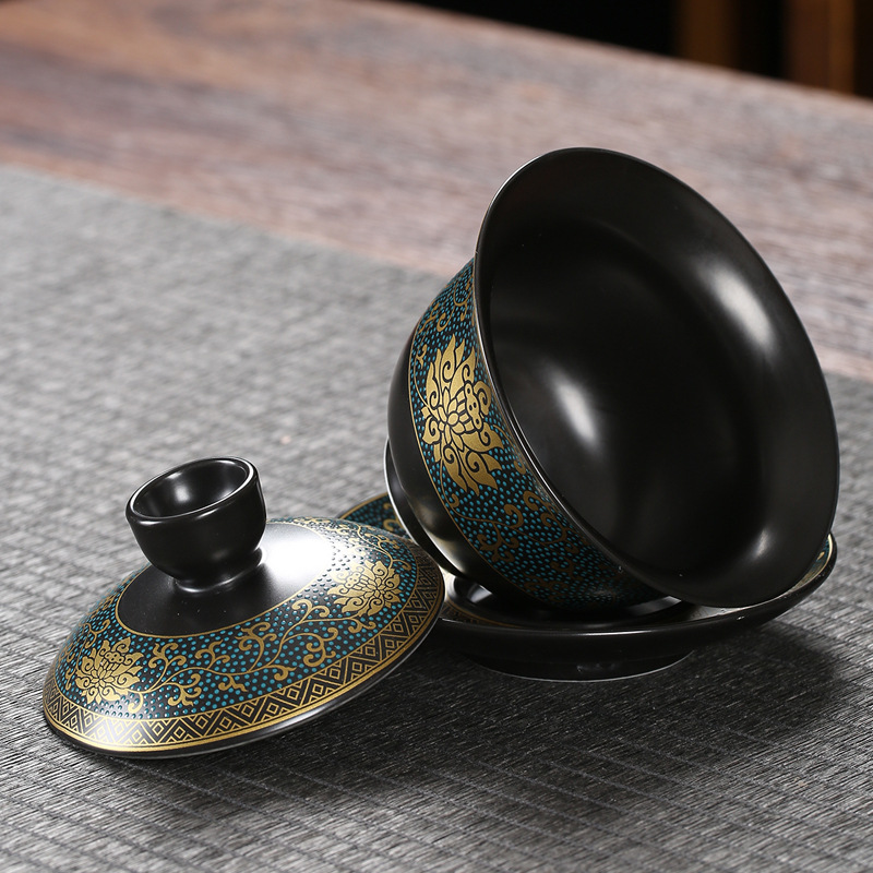 Chinese Teaset Classical Gaiwa - Matcha Bowl Chawan recension och pris