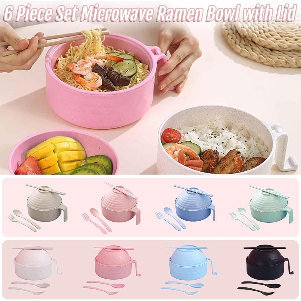 Microwave Ramen Bowl 6-Piece S - Matcha Bowl Chawan recension och pris