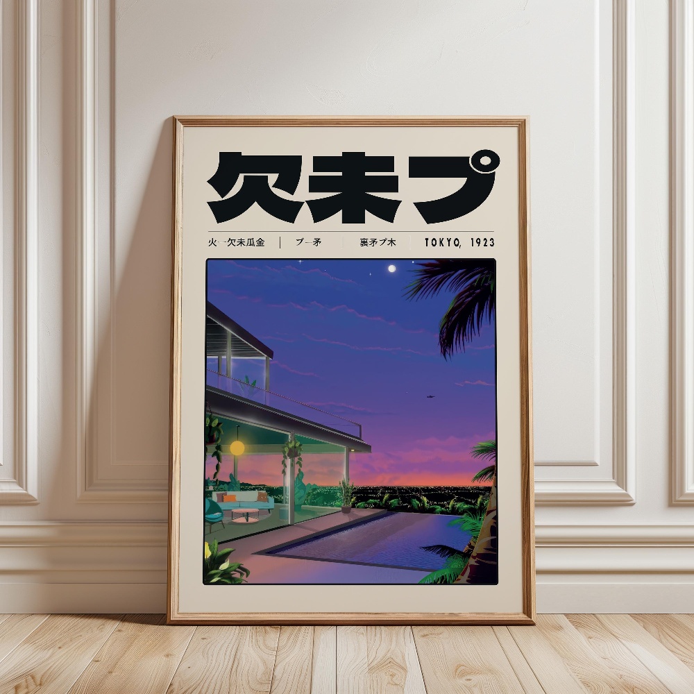 Retro Japanese Vaporwave Tokyo - Japanese Tokyo Lifestyle recension och pris