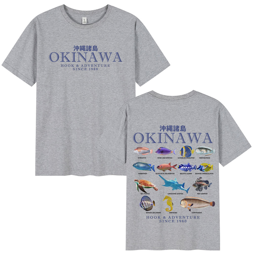 Okinawa Ocean Fish T Shirt Sea - Japanese Women Lifestyle recension och pris