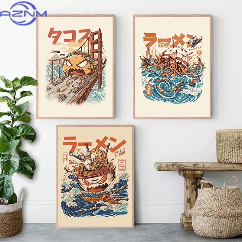 AZNM Japanese Kaijus Food Sush - Japanese Lifestyle Home recension och pris