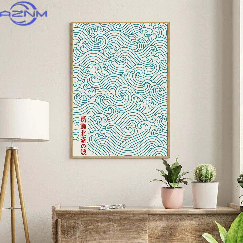 AZNM Japanese Waves Hokusai Po - Japanese Tokyo Lifestyle recension och pris