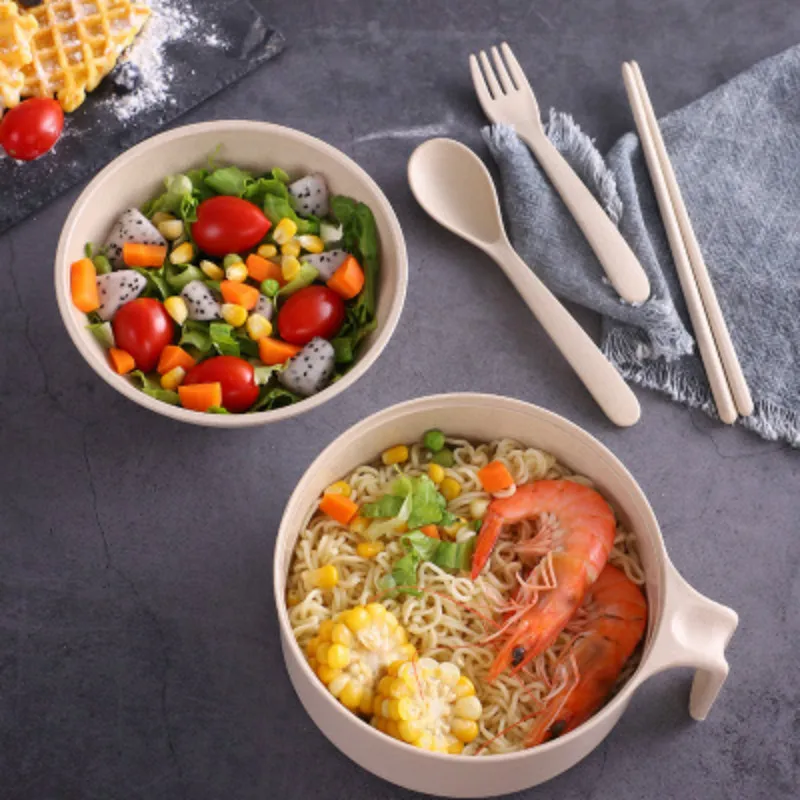 Large Capacity Wheat Straw Ric - Matcha Bowl Chawan recension och pris